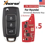 Xhorse XKHY25EN Universal Remote Key For Hyundai 3 Buttons Vvdi Tool. Fixed Price $39.95.