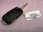 Volkswagen Flip Key Fob Shell Replacement Case Kit Jetta Beetle Passat Vw New. Fixed Price $16.98.