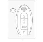Genuine Nissan Keyless Entry Transmitter 285E3-9N07A. Fixed Price $163.60.