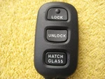 Trw 3-BUTTON Remote Transmitter Fob Fcc Id: GQ43VT14T 88LP0065. Fixed Price $15.00.