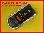 Oem 2013 - 2015 Acura Rdx 72148TX4A01 Smart Key Remote Driver. Fixed Price $49.99.