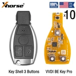 10X Xhorse Vvdi Be Key Pro Yellow Color With Shell 3 Buttons For Mercedes. Fixed Price $83.95.