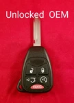 Recased Oem Chrysler Dodge Jeep Remote Head Keyless Entry Fob 5B OHT692427AA. Fixed Price $44.09.