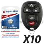 Lot 10 New Replacement Keyless Entry Remote Start Control Fob For 15913415. Fixed Price $49.95.
