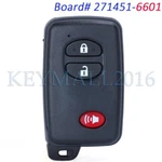 271451-6601 Smart Remote Key Fob For Toyota RAV4 Land Cruiser 2013 2014 HYQ14AEM. Fixed Price $31.53.