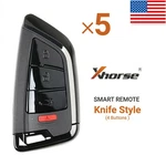 5PCS Xhorse Vvdi XSKF21EN Universal Smart Remote Key 4 Buttons Proximity Knife. Fixed Price $129.00.