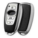 Elohei Key Fob Cover For Subaru, Case S, Leather Silver. Fixed Price $15.44.