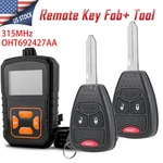 Remote Key Fob + Programming Tool For Jeep Compass Patriot Wrangler 2007-2017. Fixed Price $87.79.