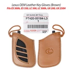 Lexus Oem Brown Smart Key Fob Remote Cover Leather Gloves PT420-00184-L3. Fixed Price $29.95.