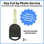-key Cut By Photo- Service Ford Texas 4D-63 Transponder Chip Replacement. Fixed Price $44.95.