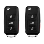 Replacement For Volkswagen 2010-2014 Remote Flip Key Fob NBG010180T 5K0837202R. Fixed Price $18.06.