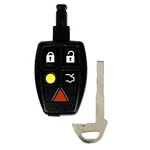 Oem Volvo Keyless Remote Fob 5B + Uncut For - LTQV0315 (shp). Fixed Price $24.75.