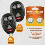 2X Remote For 2001 2002 2003 2004 2005 2006 2007 Buick Rendezvous (L2C0007T). Fixed Price $14.95.