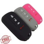 Zorratin Remote Key Fob Cover 3PC Black Gray Pink 4 Button. Fixed Price $20.00.