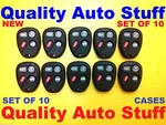 New Set Lot Of Keyless Remote Shell Cases & Button Pads ABO0204T 10246215 10X. Fixed Price $38.18.