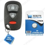 For KBRTS005 - 2007 2008 2009 Suzuki SX4 Keyless Entry Remote Car Fob. Fixed Price $29.95.