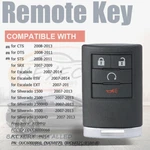 OUC600066 Smart Remote Key For Cadillac Escalade Esv Cts Sts Dts Silverado 4BT. Fixed Price $23.90.