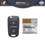Hyundai Accent 2010-2012 Genuine Flip Remote Key Buttons 433MHZ 95430-1R100. Fixed Price $39.99.