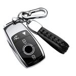 Autophone Compatible With Mercedes Benz Key Fob Cover Large, Silver. Fixed Price $25.40.