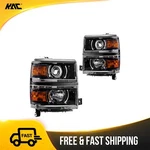 2X Front Headlight Assembly Clearfits 2014-2015 Chevrolet Silverado 1500 Ltz. Fixed Price $197.99.