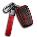 Sindeda Compatible With Toyota Key Fob Cover Leather Red,. Fixed Price $22.96.