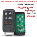 For Volvo S60 S80 V40 V60 V70 XC60 XC70 Smart Remote Key Fob KR55WK49266 902MHZ. Fixed Price $34.39.