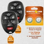 Keyless Entry Remote Control Car Fob For 2007-2014 Tahoe Chevy OUC60270. Fixed Price $14.95.