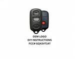 Diy Factory Toyota Oem Keyless Entry Remote Fob GQ43VT14T, 89742-06010. Fixed Price $12.08.