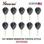 10X Xhorse Wire Universal Flat Left Triangle Toyota Type Buttons XKTO03EN. Fixed Price $90.95.