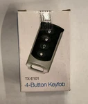 Brand New Interlogix TX-E101 Four Button Chrome Wireless Keyfob Led Confirmation. Fixed Price $20.00.