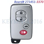 271451-3370 Smart Remote Key Fob For Toyota Avalon Camry Corolla HYQ14AAB. Fixed Price $27.81.