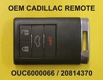 Oem 2008 - 2013 Cadillac Cts 09 Dts Keyless Remote 20814370 OUC6000066 Mem. Fixed Price $56.92.