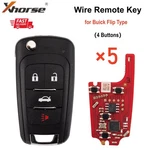 Xhorse XKBU21EN For Buick 4 Buttons Second Generation Wired Remote 5PCS/LOT. Fixed Price $39.95.