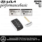 Genuine Oem Fob Smart Key+blank 95440D2000NNB For Hyundai Genesis G90 17-22. Fixed Price $128.50.