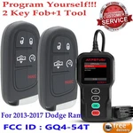 New Remote Key Fob And Tool For 2013-2017 Dodge Ram 1500 2500 3500 GQ4-54T. Fixed Price $118.74.