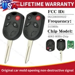 2/4PCS Car Key Fob Remote 4B 2006 2007 2008 2009 2010 2011 2012 Ford Fusion. Fixed Price $16.99.