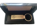 Mercedes Benz Nickel Plate "new" Key Ring / Chain With Free Gift Box. Fixed Price $17.49.