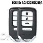 ACJ932HK1210A Keyless Remote Fob For Honda Accord Civic 72147-T2A-A01. Fixed Price $37.90.