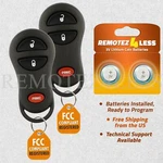 Pair Remote For 2001-2004 Dodge Dakota Keyless Entry. Fixed Price $17.95.
