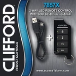 Clifford 7857X 2-WAY Led Remote Control With Usb Charger And Manual EZSDEI7856. Fixed Price $96.99.