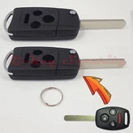 2 Flip Key Modified Case Shell For Honda Remote 4 Buttons Accord Pilot Cr-v. Fixed Price $26.40.