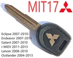 MIT17 Mitsubishi Transponder Chipped Key MN141307 Top Quality Usa Seller. Fixed Price $9.50.
