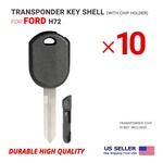 10X Transponder Key Shell Case With Blade H72 H75 Ford Chip Holder. Fixed Price $20.95.