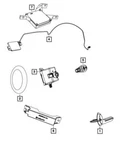 Genuine Mopar 2011 Jeep Grand Cherokee Integrated Key Fob Transmitter 68051665AI. Fixed Price $107.72.