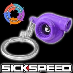 Purple Metal Spinning Turbo Bearing Keychain Ring/chain Atv/utv Q1. Fixed Price $9.88.