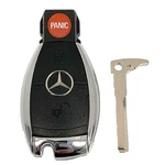 Oem Mercedes Benz Keyless Remote Button + Uncut IYZ3317 - (shp). Fixed Price $74.53.