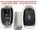Oem 19-20 Unlocked Hyundai Santa Fe Keyless Remote 95440-S2000 TQ8-FOB-4F32. Fixed Price $39.99.