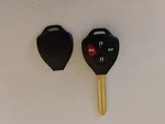 Key Shell With Blade Uncut Blank 4 Button Toyota Corolla. Fixed Price $12.00.