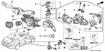 Genuine Honda Key Transmitter Top Case (blank) 35113-SDA-305. Fixed Price $37.29.