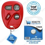 Replacement For Chevy Impala Monte Carlo Pontiac Grand Prix Remote Key Fob Red. Fixed Price $12.95.